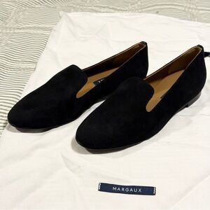 NWOT Margaux ‘The Loafer’ in Black Suede Size 5.5 Narrow Width